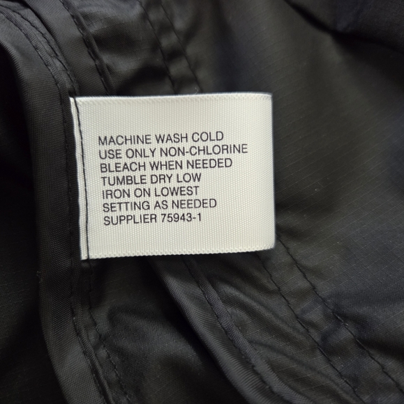 St. John's Bay Packable Water Resistant Utility Jacket Black Size Small - Picture 11 of 15